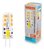 3W Лампа LED  WOLTA WSTD-JC-12V3W6KG4-S КАПСУЛА JC 3Вт 240лм 6500K G4 - КОЛОРЛОН ВТД Новосибирск