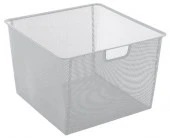 Корзина мелкосетчатая ПРАКТИК Home GBM 45х30 белая  285x421x423 мм - КОЛОРЛОН ВТД Новосибирск