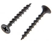Саморез для ГКЛ крупная резьба, оксид 4,8х102 кор. с ок. - 75 шт. SteelRex - КОЛОРЛОН ВТД Новосибирск