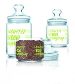 Q4098  Банка для продуктов TEA&COFFE с крышкой 0.75л - КОЛОРЛОН ВТД Новосибирск