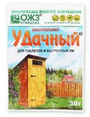 Удачный(порошок), биопреп. для туалетов и выгреб ям, 30 гр.,/40ш - КОЛОРЛОН ВТД Новосибирск