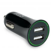 USB автомобильное зарядное устройство AVS 2 порта UC-522 (2,4А, черный)  - КОЛОРЛОН ВТД Новосибирск