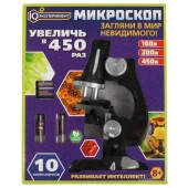 357198 Микроскоп "iq эксперименты", 10 компонентов, кор.19*23,7*8,5см ИГРАЕМ ВМЕСТЕ 2*24шт - КОЛОРЛОН ВТД Новосибирск