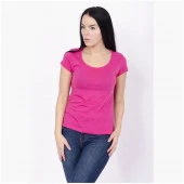 TS3372 Футболка женская однотон р.M,L,XL,2XL - КОЛОРЛОН ВТД Новосибирск