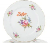 Тарелка мелкая 21 см; "Bernadotte", декор "Мейсенский букет"  P1750041JQZ5309011 - КОЛОРЛОН ВТД Новосибирск