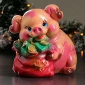 Копилка "Свинка с мешком№2" 25*26 см   3900359 - КОЛОРЛОН ВТД Новосибирск