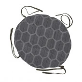 Подушка на стул с тафтингом d40 "Все ДOMA/Vse DOMA" рис 60213-1 Паттерн - КОЛОРЛОН ВТД Новосибирск