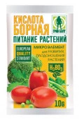Борная кислота (порошок) ТЭ 10г - КОЛОРЛОН ВТД Новосибирск