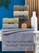 Полотенце PHILIPPUS махра 50*90 (1/6 ) SUPER COTTON (A412) HUNA - КОЛОРЛОН ВТД Новосибирск