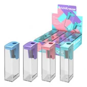 61275 ТОЧИЛКА ПЛАСТ. ERICHKRAUSE CITY, PASTEL, КОНТЕЙНЕР, АССОРТИ, ДИСПЛЕЙ /16/448/ - КОЛОРЛОН ВТД Новосибирск