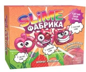 275176  СЛАЙМ ФАБРИКА "КЛУБНИКА" НАБОР ДЛЯ ОПЫТОВ И ЭКСПЕРИМЕНТОВ ЮНЫЙ ХИМИК, 3 СЛАЙМА В НАБОРЕ. в к - КОЛОРЛОН ВТД Новосибирск