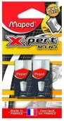 116312 Ластик MAPED X Pert Mini 116312 (2шт) в футляре - КОЛОРЛОН ВТД Новосибирск