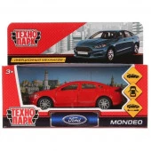 270428  Машина металл FORD MONDEO, длина 12 см, откр дв, багаж, инерц, красный. Технопарк в кор.2*36 - КОЛОРЛОН ВТД Новосибирск