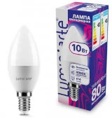 10W LUMIN'ARTE LSTD-C37-10W4KE14 "Свеча" C37 10Вт 800лм 4000К Е14 - КОЛОРЛОН ВТД Новосибирск