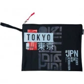 Папка д/тетрадей А4 deVENTE "Tokyo" 8053324 силикон,на молн.,с ручкой - КОЛОРЛОН ВТД Новосибирск