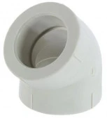 Колено 45 Д=20 (FV-PLAST) серый (Чехия) (50/400) - КОЛОРЛОН ВТД Новосибирск