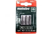 METABO Набор бит pozidriv PZ 1/2/3мм torsion (3шт) - КОЛОРЛОН ВТД Новосибирск