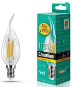 12W Camelion LED12-CW35-FL/830/E14  (Эл.лампа светодиодная 12Вт 220В) - КОЛОРЛОН ВТД Новосибирск