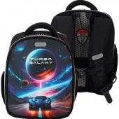 Ранец школьный deVENTE "Junior. Turbo Galaxy" 7033623 жёстк.,35*27*13см,800гр.+часы - КОЛОРЛОН ВТД Новосибирск