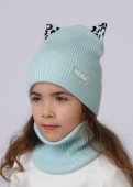 CLEVER 523419вн Шарф детский снуд, *, Ментоловый - КОЛОРЛОН ВТД Новосибирск