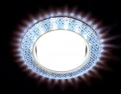 G288 CH хром/прозрачный GX53+3W(LED WHITE) - КОЛОРЛОН ВТД Новосибирск