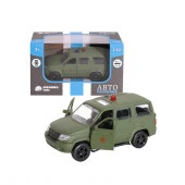 1200065ТМ "Автопанорама" Машинка металлическая 1:50, цвет хаки, инерция, в/к 12*7*5,5 см - КОЛОРЛОН ВТД Новосибирск