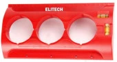 ELITECH Шаблон для сверления розеток с уровнем, 2 глазка - КОЛОРЛОН ВТД Новосибирск