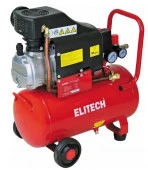 ELITECH Компрессор коаксиальный масл. КПМ 200-24, 220 л/м, 1.5 кВт, 8 бар, ресив.24 л, 20 кг, колеса - КОЛОРЛОН ВТД Новосибирск