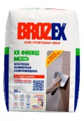 Шпаклевка полимерная белая BROZEX WR 600 KR ФИНИШ, 20 кг - КОЛОРЛОН ВТД Новосибирск