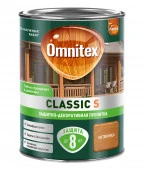 Защитно-декоративная пропитка Omnitex Classic S Лиственница 0,9л - КОЛОРЛОН ВТД Новосибирск