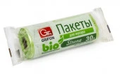 Пакеты для мусора GRIFON Bio особопрочные 30л (50 х 60см, 12мкм) ПНД, 20штук в рулоне /28/1 100-031 - КОЛОРЛОН ВТД Новосибирск