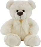 BH5348 Игрушка мягкая Медведь, с бантом, сидит Размер: 25х30х40см (Цвет: бежевый) ТамТам - КОЛОРЛОН ВТД Новосибирск