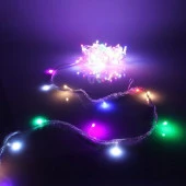 Гирлянда для дома  9,5м 100 ламп LED прозрач.пров.,8 реж, IP-20, Мультицвет (возмож/соед) 725-0042 - КОЛОРЛОН ВТД Новосибирск