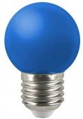5W Лампа GLDEN-G45PB-5-230-E27 BLUE - КОЛОРЛОН ВТД Новосибирск