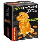 ВВ5227 Пазл 3D МАГИЯ КРИСТАЛЛОВ «СОБАЧКА», 41 деталь, Bondibon - КОЛОРЛОН ВТД Новосибирск