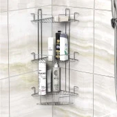 Полка для ванной комнаты тройная "Balcony" FORA FOR-DIM103 - КОЛОРЛОН ВТД Новосибирск