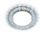 G315 CL/CLD хром/прозрачный GX53+3W(LED COLD) Точечный светильник - КОЛОРЛОН ВТД Новосибирск