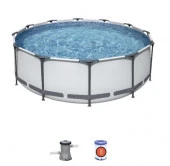 Бассейн Bestway каркасный Steel Pro Max, 366х100см 9150л, ф-насос (220-240В), 56260 Код219006 - КОЛОРЛОН ВТД Новосибирск