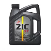 Моторное масло ZIC X7 5W30 синт  4л (4 шт/уп) - КОЛОРЛОН ВТД Новосибирск