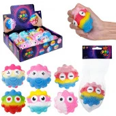Т23448 1toy Жмяка Hit Pop It "Смайлик" 7 см, 6 видов, 12 шт. в д/б - КОЛОРЛОН ВТД Новосибирск