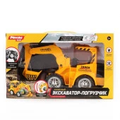 MTE1607-011Игрушка Mioshi Tech "Экскаватор-погрузчик" (27 см, 5 кан., свет, проводное управление) - КОЛОРЛОН ВТД Новосибирск