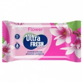 Ultra Fresh Flower_Fruit Влажные салфетки 15 шт - КОЛОРЛОН ВТД Новосибирск