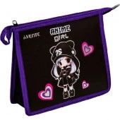 Папка д/тетрадей А5 deVENTE "Anime Girl" 8056421 с расш.8см,400мкм,непрозр.,факт.песок - КОЛОРЛОН ВТД Новосибирск