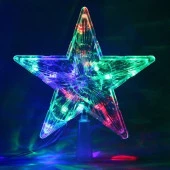 Фигура светодиодная ЗВЕЗДА ДЛЯ ЁЛКИ 15 ламп LED,18,5см, RG/RB - КОЛОРЛОН ВТД Новосибирск