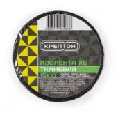 Изолента Тканевая ХБ 15мм/10м/0,45мм черная КРЕПТОН - КОЛОРЛОН ВТД Новосибирск