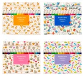 32-0026  ФЛОМАСТЕРЫ "HAPPYCOLOR" 24 ЦВ. 4 ВИДА - КОЛОРЛОН ВТД Новосибирск