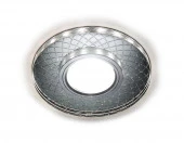 ***S173 CL/CH хром/прозрачный MR16+3W(LED WHITE) - КОЛОРЛОН ВТД Новосибирск