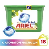 ARIEL Авт Гель СМС жидк. в  капсулах Масло Ши 18X27г - КОЛОРЛОН ВТД Новосибирск