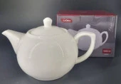 Чайник керам. Elena,1000 мл, белый, арт. 70204-6/24 - КОЛОРЛОН ВТД Новосибирск