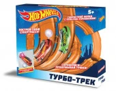 Т14098Hot Wheels турбо-трек (39 деталей, ИК управл., 2 болида, со светом) - КОЛОРЛОН ВТД Новосибирск